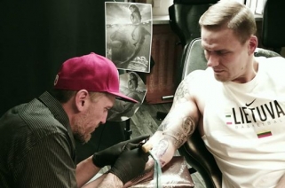 Žalgiriečio R.Javtoko kūną papuošė dar viena įspūdinga tatuiruotė
